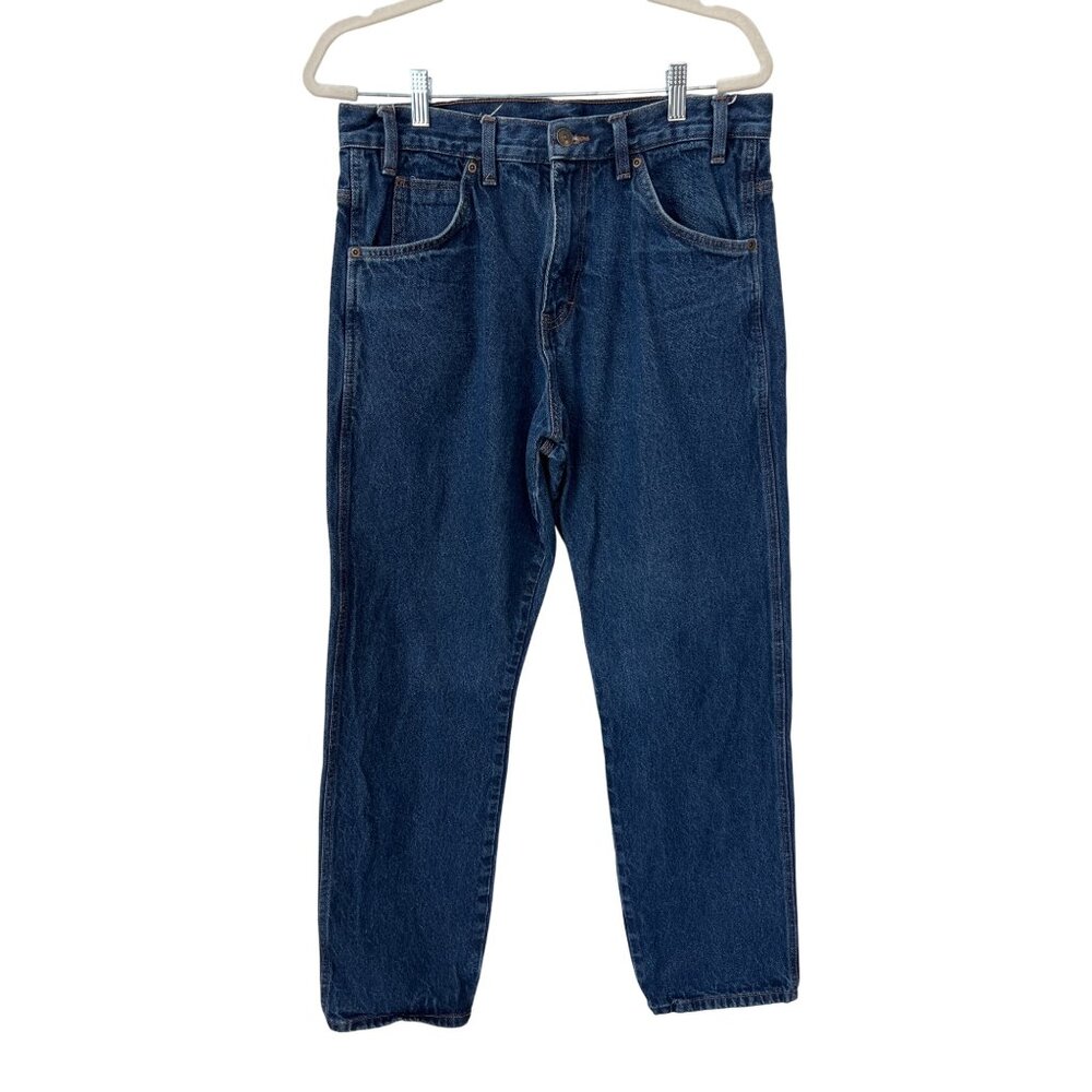 Highland Originals Straight Leg Denim Jeans Size 36 Medium Wash Cotton Classic